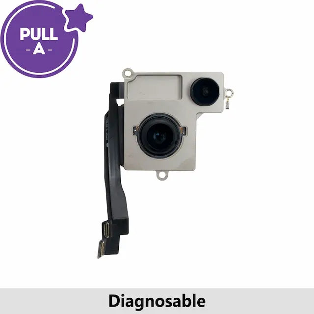 Diagnosable Rear Camera for iPhone 15 (PULL-A)