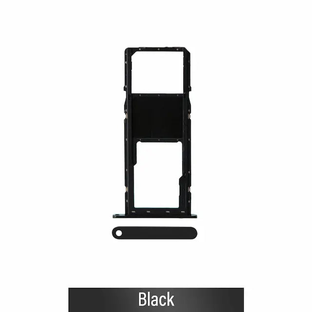 Single SIM Card Tray for Samsung Galaxy A11 A115F-Black
