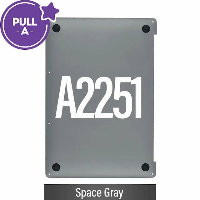 Bottom Case For MacBook Pro 13" A2251 (2020) (PULL-A)-Space Gray