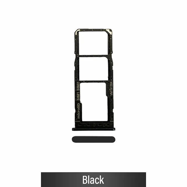 Dual SIM Card Tray for Samsung Galaxy A10 A105F-Black (Not for AU)