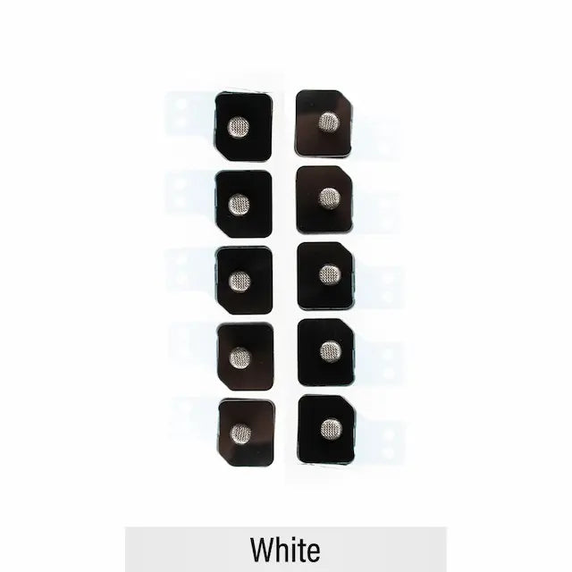 Flashlight Anti-dust Mesh for iPhone 11 Pro / 11 Pro Max-White (Pack of 10)