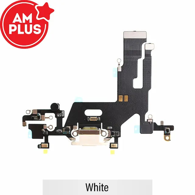 AMPLUS Charging Port for iPhone 11-White