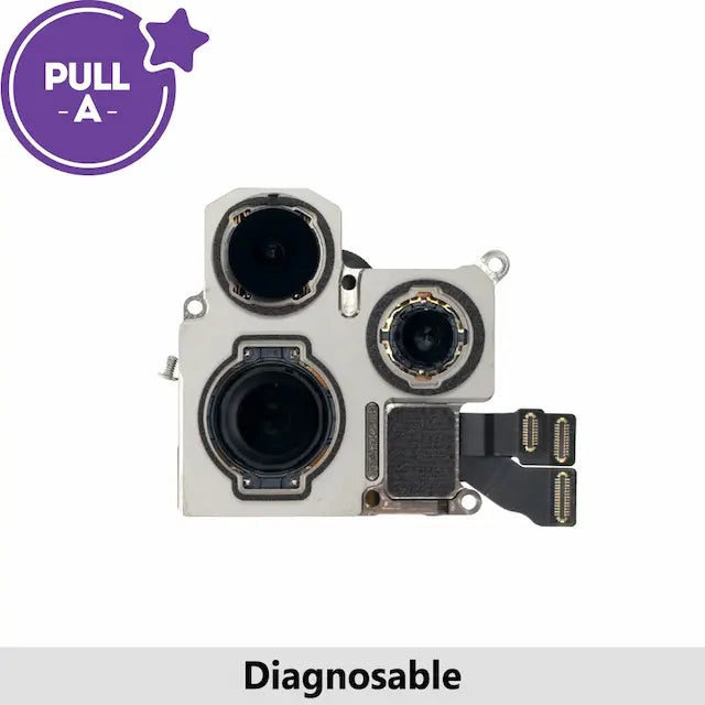 Diagnosable Rear Camera for iPhone 15 Pro (PULL-A)