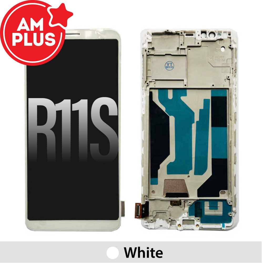 AMPLUS LCD Screen Digitizer with Frame for OPPO R11s