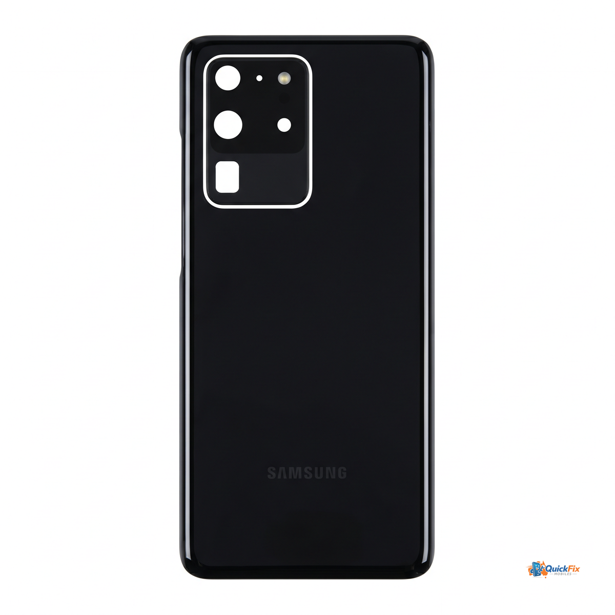 Samsung Galaxy S20 Ultra Back Glass Replacement - Cosmic Black - Quick Fix Mobiles