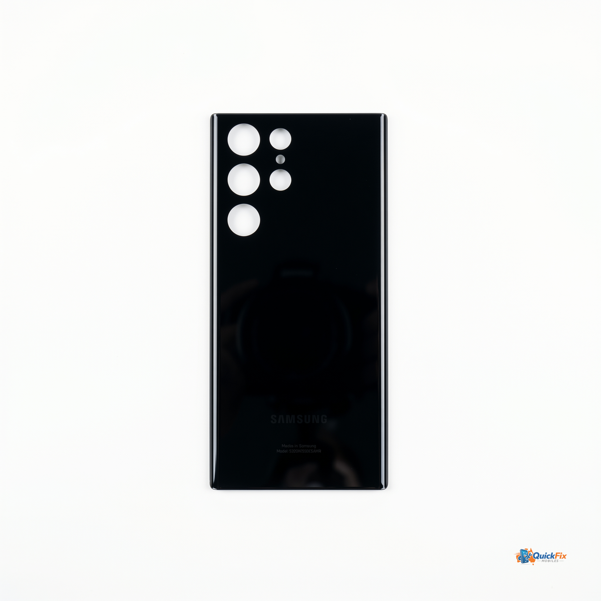 Samsung Galaxy S22 Ultra Back Glass Replacement - Phantom Black - Quick Fix Mobiles