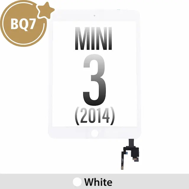 BQ7 Touch Screen Digitizer with IC Connector for iPad Mini 3 (2014)-White