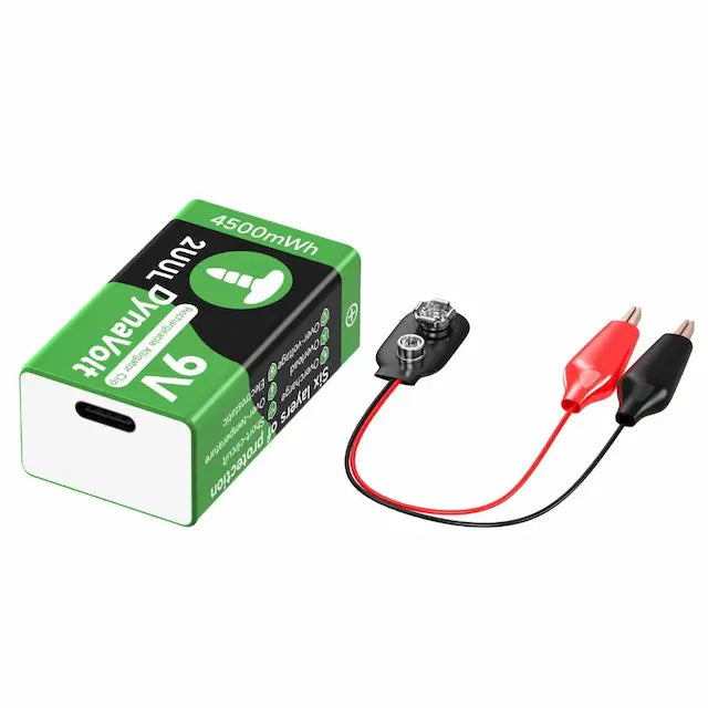 2UUL BT04 9V Electro-Release Alligator Clip with Battery for iPhone 16 / 16 Plus / 16 Pro / 16 Pro Max