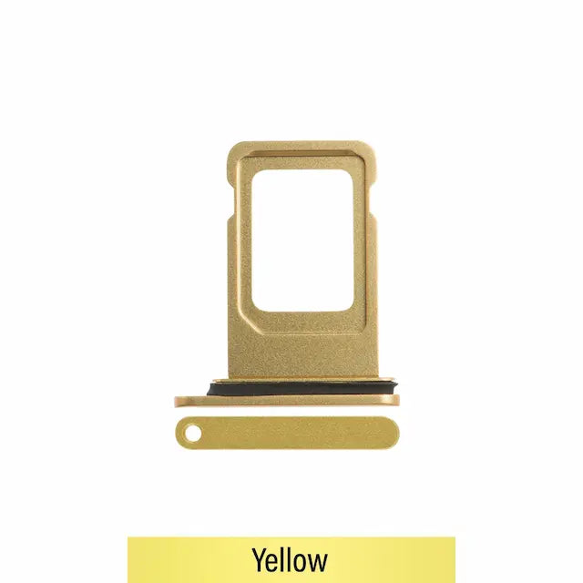 Single SIM Card Tray for iPhone 11-Yellow