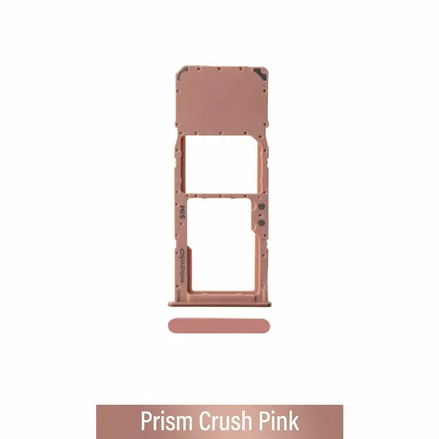 Single SIM Card Tray for Samsung Galaxy A71 A715F-Prism Crush Pink