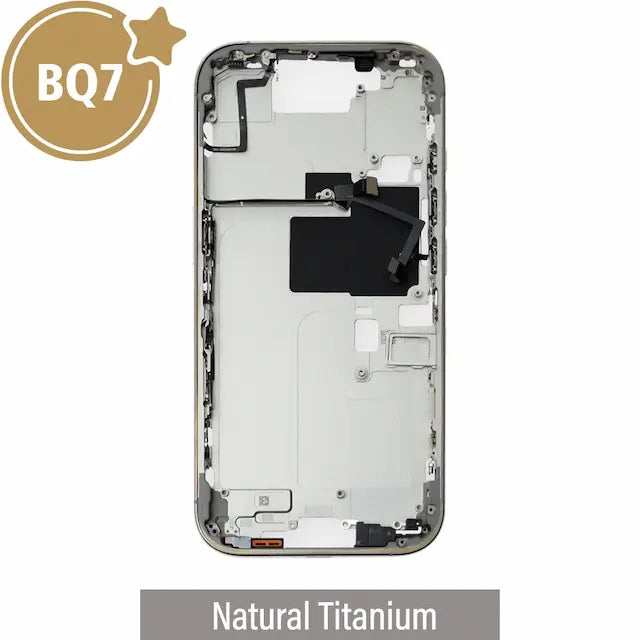 Mid-Frame Housing for iPhone 16 Pro-Natural Titanium (With SIM Tray Version) (BQ7)