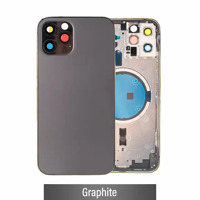 Rear Housing for iPhone 12 Pro (NO LOGO)-Black