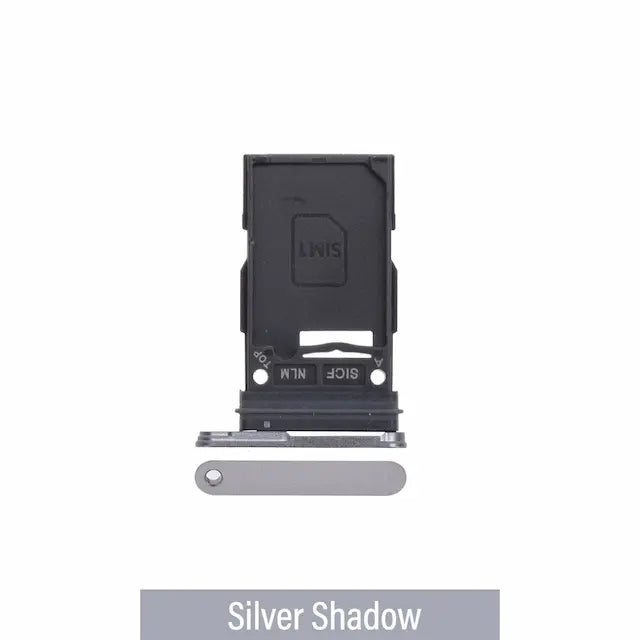 Single SIM Card Tray for Samsung Galaxy S25 S931B / S25+ S936B-Silver Shadow