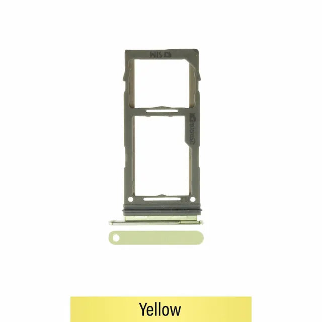 Single SIM Card Tray for Samsung Galaxy S10 G973F / S10 Plus G975F / S10E G970F-Yellow
