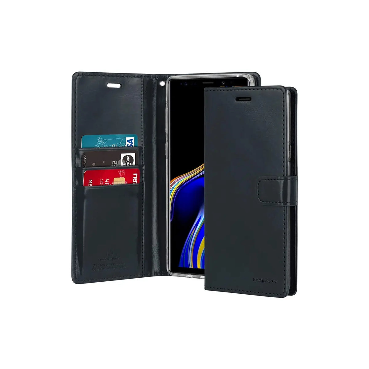 Mercury Blue Moon Diary Cover for Samsung Galaxy Note 9-Brown