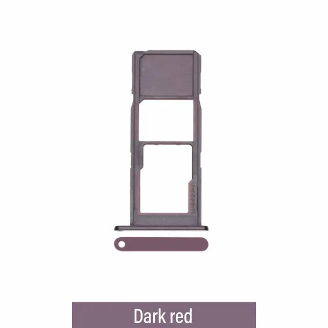 Single SIM Card Tray for Samsung Galaxy A24 4G A245F-Dark red