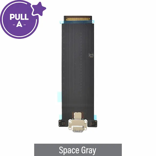 Charging Port with Flex Cable for iPad Pro 12.9 (2017) (Wi-Fi+Cellular) (PULL-A)-Space Gray
