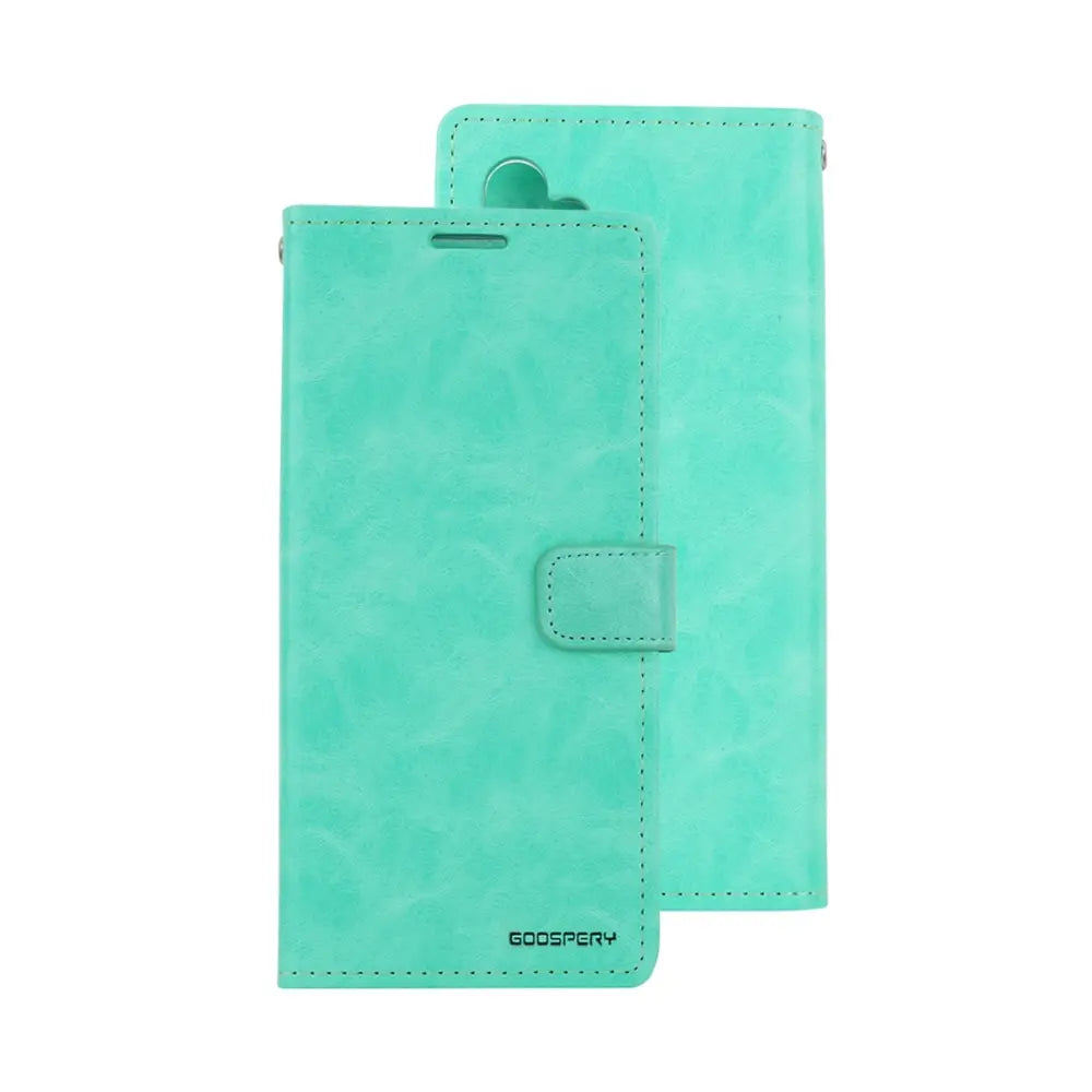 Mercury Blue Moon Diary Cover Case for Samsung Galaxy A56 5G-Mint