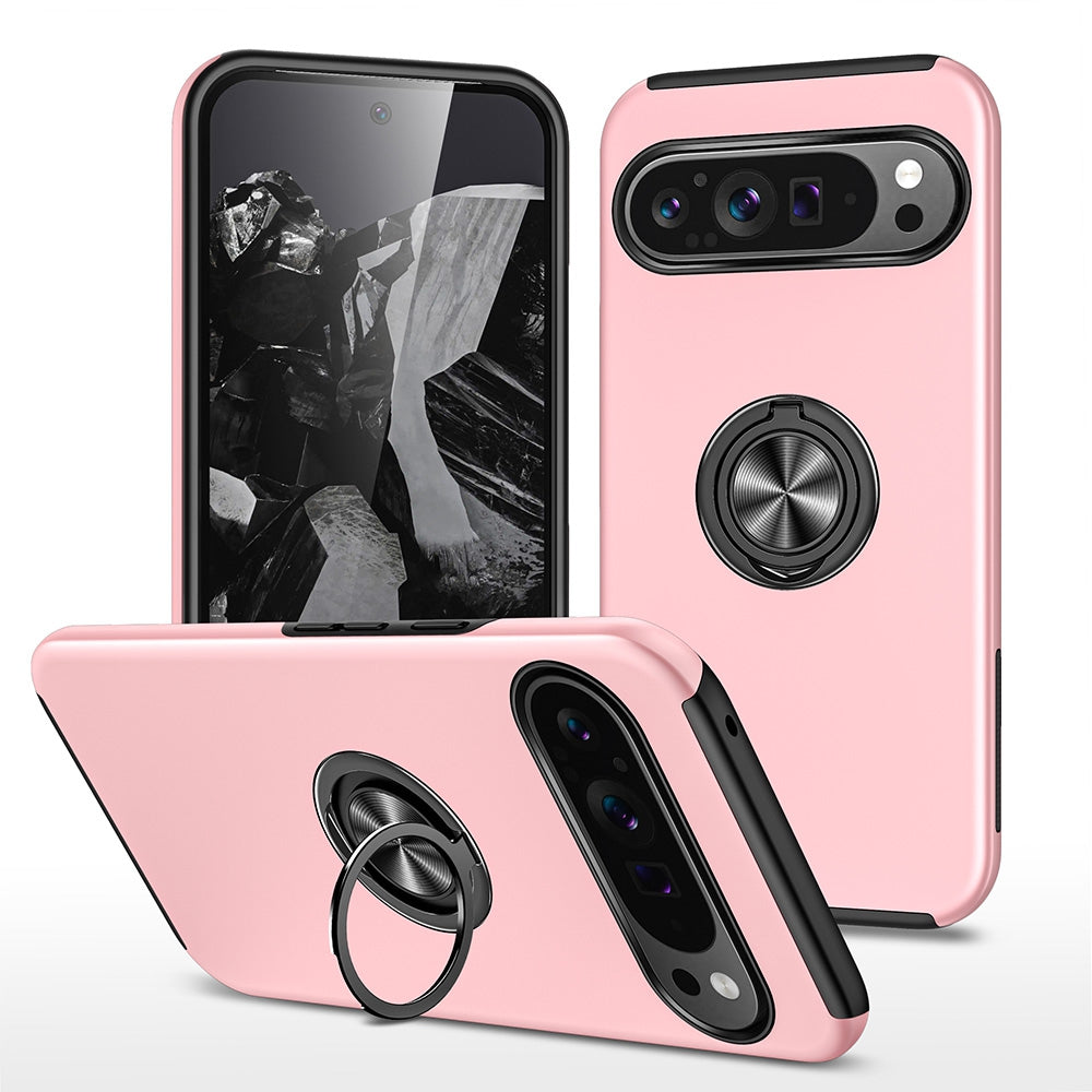 Magnetic Ring Holder Shockproof Cover Case for Google Pixel 9 Pro XL / 11 Pro XL