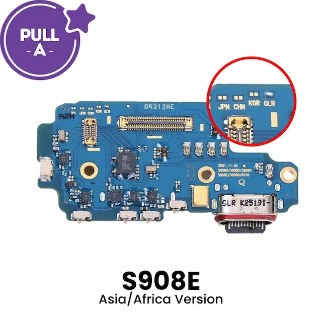 Charging Port Board for Samsung Galaxy S22 Ultra 5G S908E (Asia/Africa Version) (PULL-A)