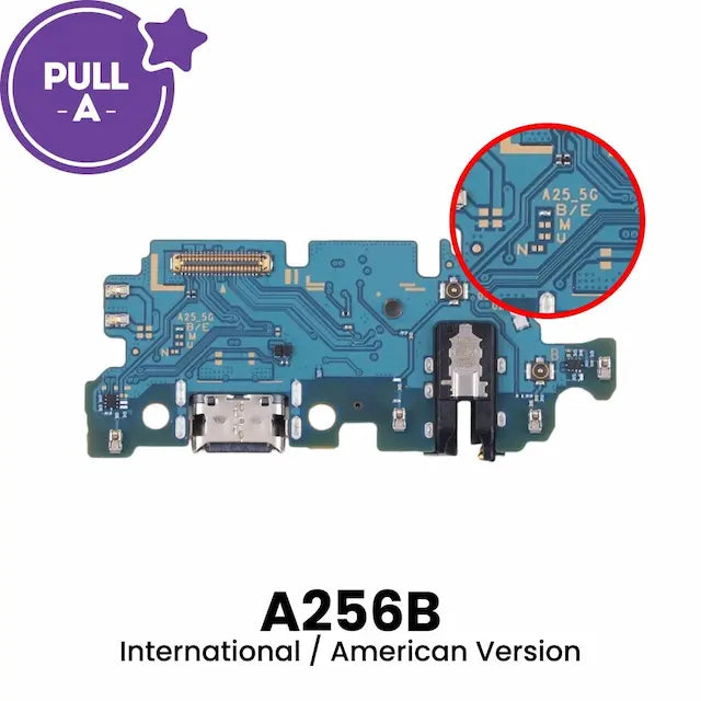 Charging Port Board for Samsung Galaxy A25 5G A256B / A256U (International / American Version) (PULL-A)