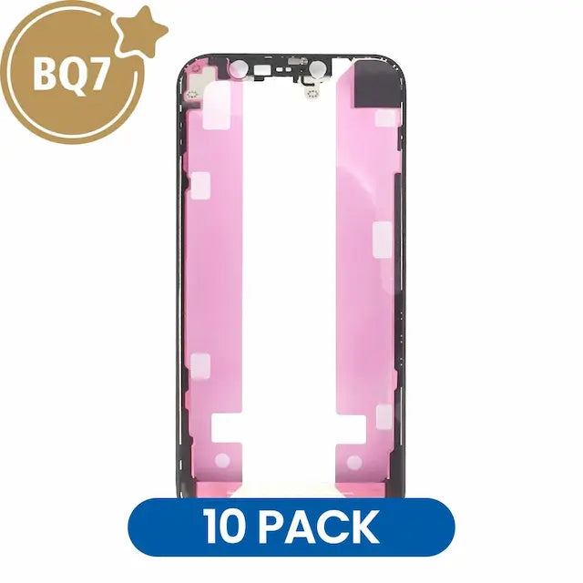 Front LCD Screen Bezel Frame With 3M Glue for iPhone 12 mini (BQ7) (Pack of 10)