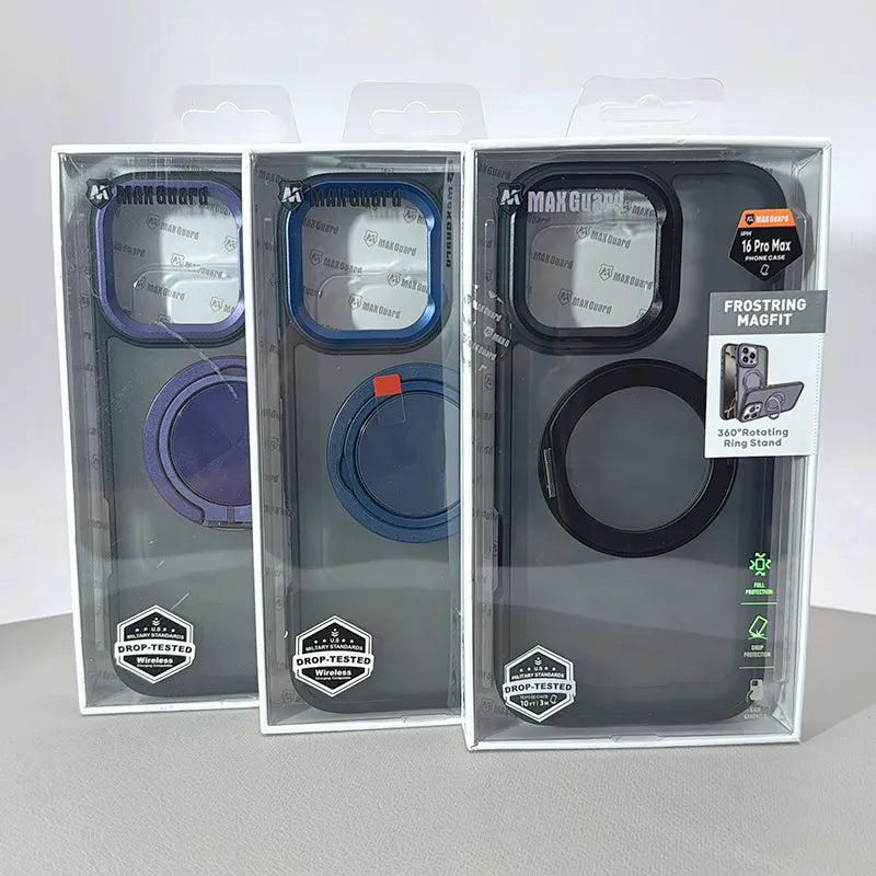 Frostring MagFit 360 Ring Holder Case for iPhone 16 Pro