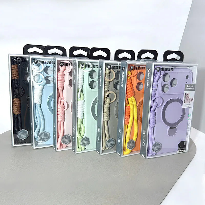Gripoop MagFit 360 Ring Holder Case for iPhone 18 Pro / 17 Pro