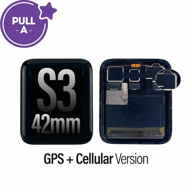 OLED and Digitizer Assembly Screen Replacement for Apple Watch 3 ( GPS +Cellular) (42mm) (PULL-A)