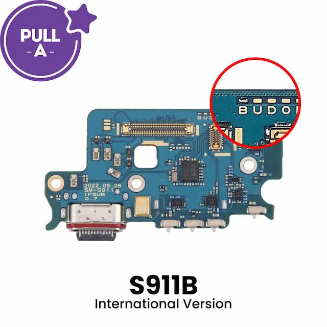 Charging Port Board for Samsung Galaxy S23 S911B (International Version) (PULL-A)