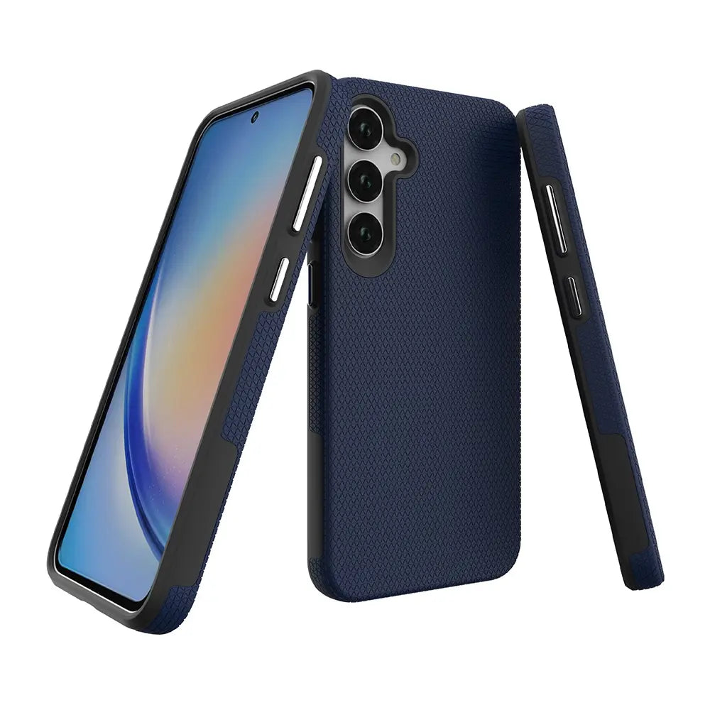 Rhinos Rugged Shockproof Case for Samsung Galaxy A35-Navy