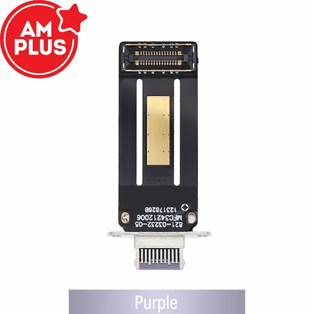 AMPLUS Charging Port with Flex Cable for iPad mini 6-Purple