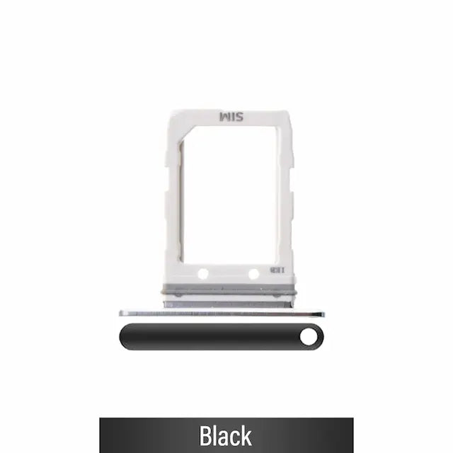 Single SIM Card Tray for Samsung Galaxy Fold 5G F907B-Black