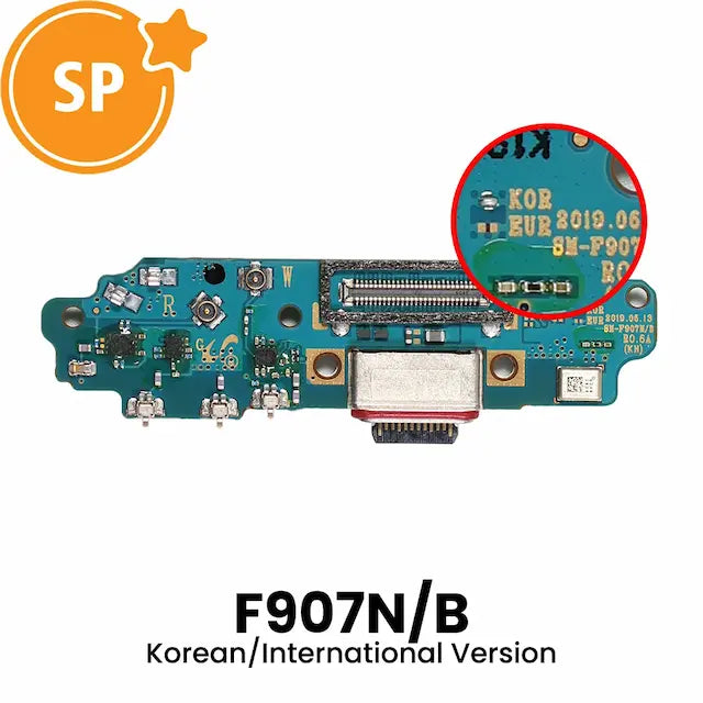 Charging Port Board for Samsung Galaxy Fold 5G F907N/B (Korean/International Version) GH96-12939A (Service Pack)
