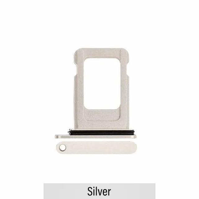 Single SIM Card Tray for iPhone 13-Silver