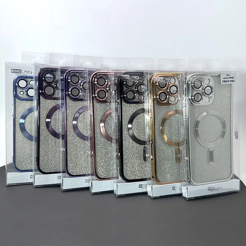 2 in 1 Luxury MagFit Case for iPhone 16 Pro