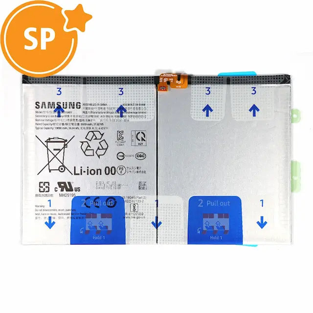 Samsung Galaxy Tab S9 Plus X810 / X816 Battery 9800mAh EB-BX818ABY GH82-31907A (Service Pack)
