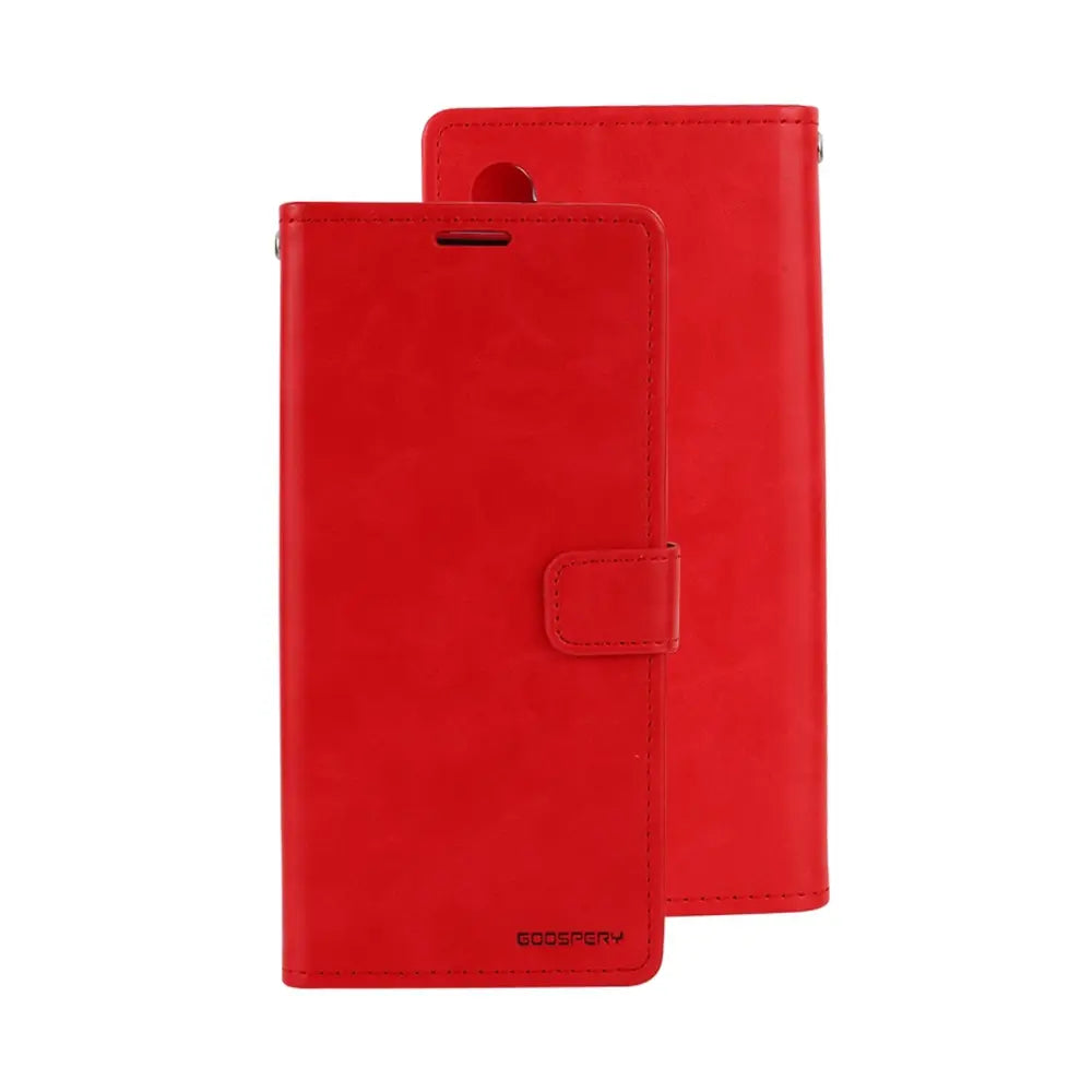 Mercury Blue Moon Diary Cover Case for Samsung Galaxy A56 5G-Red