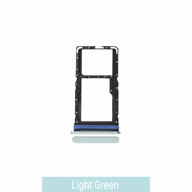 Dual SIM Card Tray for Samsung Galaxy A06 5G A066B-Light Green