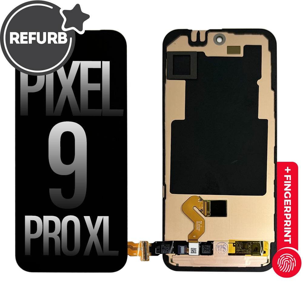 FULL ORIGINAL OLED Screen Digitizer with Bezel Frame and Fingerprint Sensor for Google Pixel 9 Pro XL