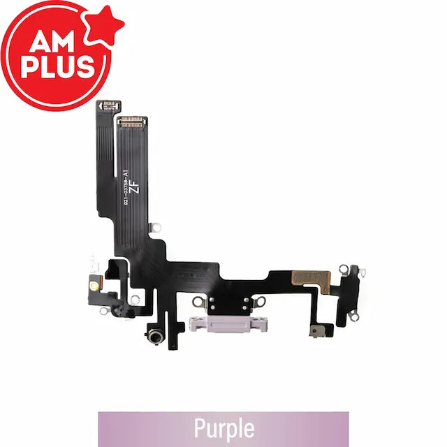 AMPLUS Charging Port for iPhone 14-Purple