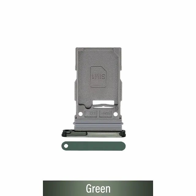 Single SIM Card Tray for Samsung Galaxy S23 S911B / S23 Plus S916B-Green