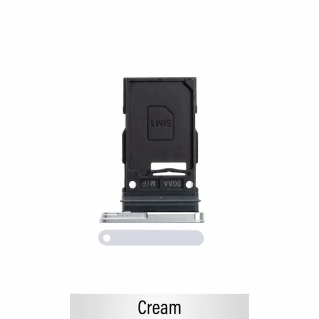Single SIM Card Tray for Samsung Galaxy S23 FE-Cream