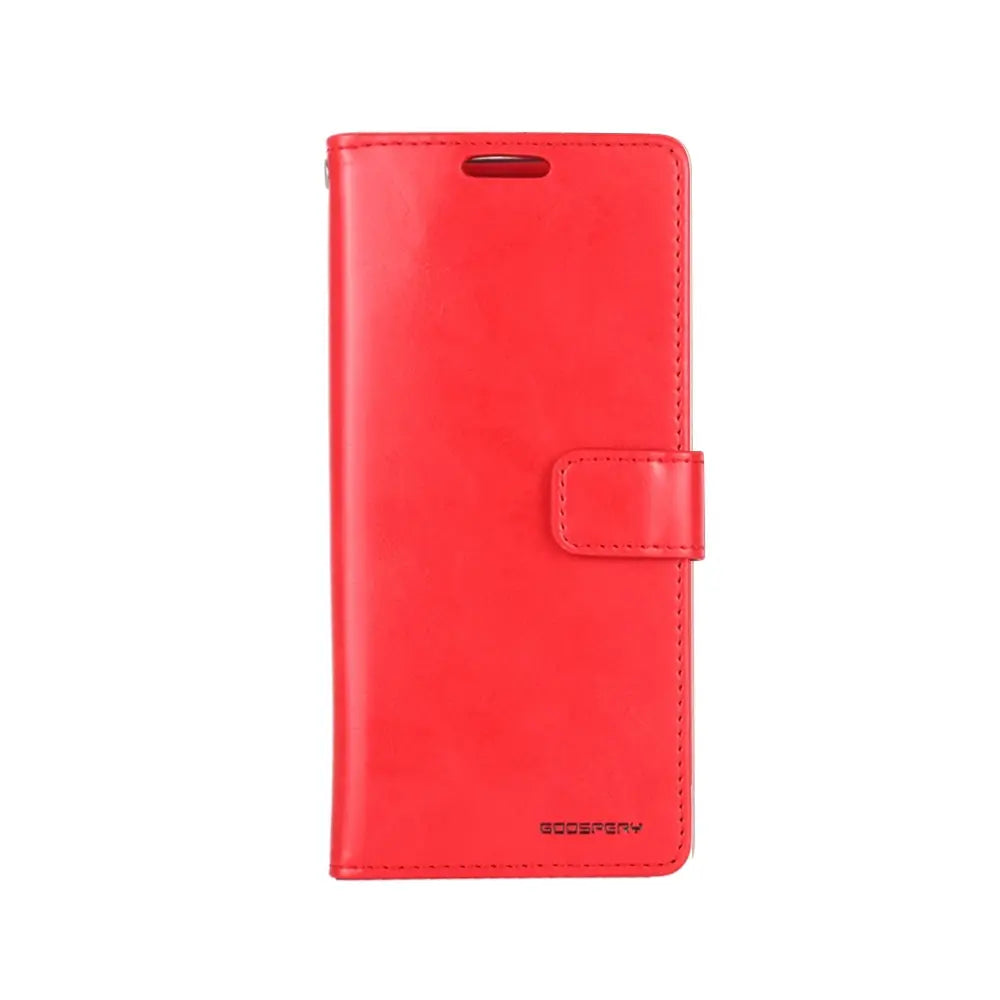 Mercury Blue Moon Diary Cover Case for Samsung Galaxy A21S-Red
