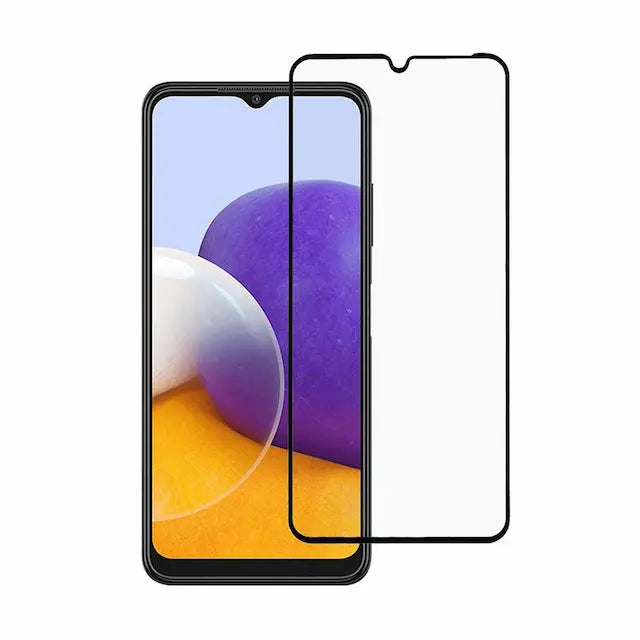 Full Coverage Tempered Glass Screen Protector for Samsung Galaxy A22 5G
