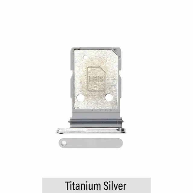 Dual SIM Card Tray for Samsung Galaxy S25 Edge S937B -Titanium Silver
