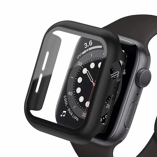 REDEFINE Hard PC Case with Tempered Glass Screen Protector for Apple Watch Series 4 / 5 / 6 / SE 44mm
