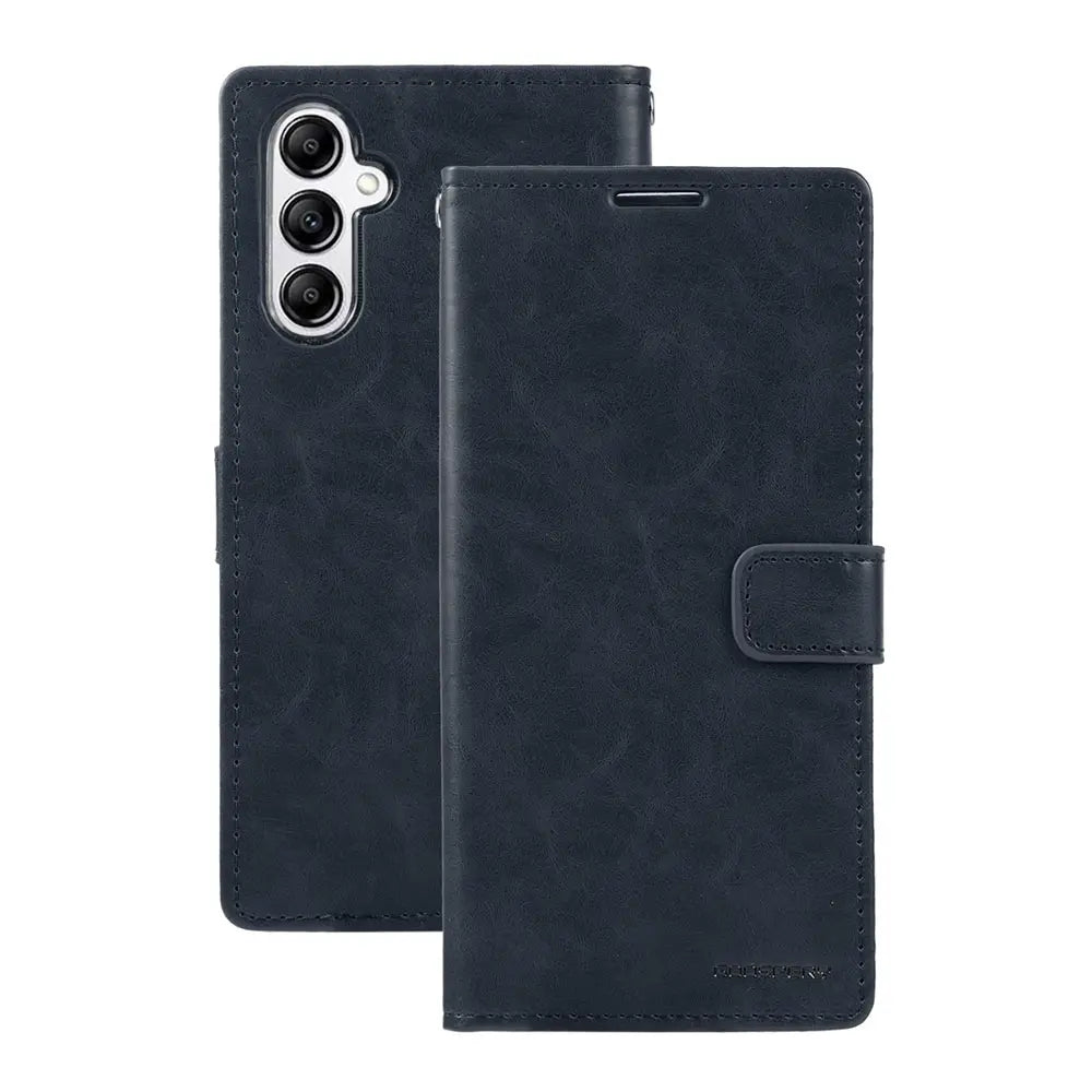 Mercury Blue Moon Diary Cover Case for Samsung Galaxy A35 5G-Navy