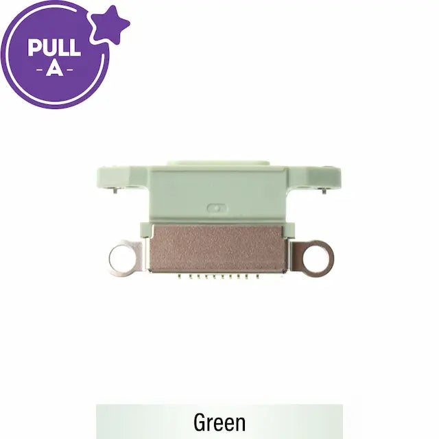 Charging Port Connector for iPhone 12 / 12 Pro-Green (PULL-A)