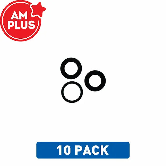 AMPLUS Rear Camera Lens Glass Only for iPhone 15 Pro Max (3 Pieces X 10 Pack)